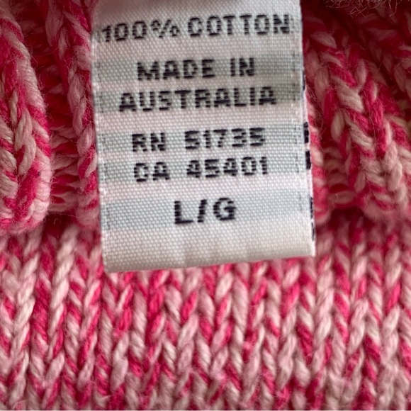 Vintage Izod Pink Cowl Neck Sweater Women’s Size Large - Picture 5 of 7